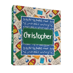 Math Lesson 3 Ring Binder - Full Wrap - 1" (Personalized)