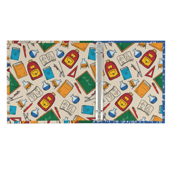Math Lesson 3 Ring Binders - Full Wrap - 1" - OPEN INSIDE
