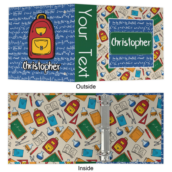 Math Lesson 3 Ring Binders - Full Wrap - 2" - APPROVAL