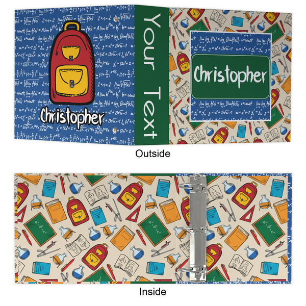 Math Lesson 3 Ring Binders - Full Wrap - 3" - APPROVAL