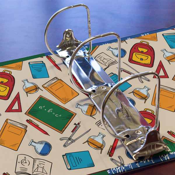 Math Lesson 3 Ring Binders - Full Wrap - 3" - DETAIL