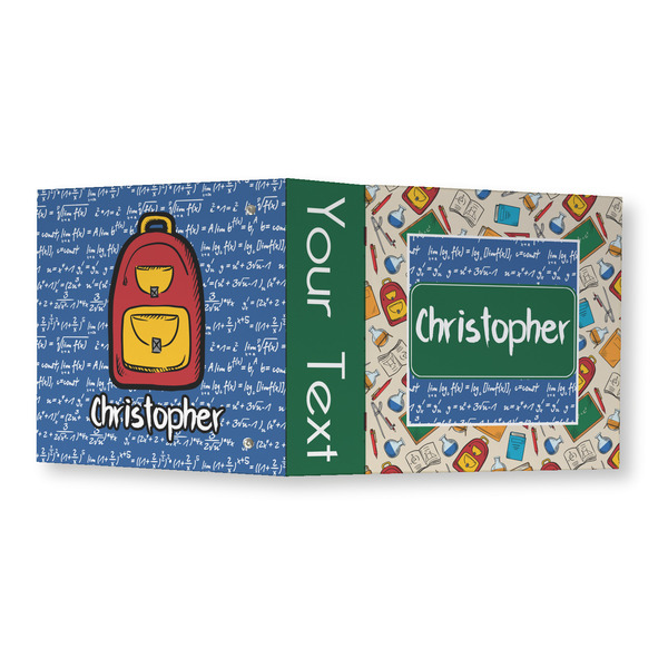 Math Lesson 3 Ring Binders - Full Wrap - 3" - OPEN OUTSIDE