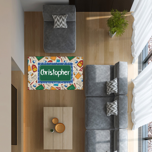 Math Lesson 3'x5' Indoor Area Rugs - IN CONTEXT