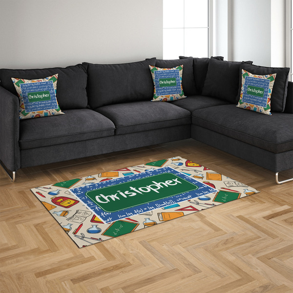 Math Lesson 4'x6' Indoor Area Rugs - IN CONTEXT