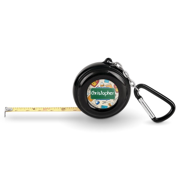 Custom Math Lesson Pocket Tape Measure - 6 Ft w/ Carabiner Clip (Personalized)