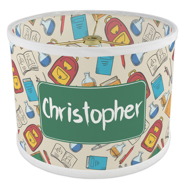 Math Lesson 8" Drum Lampshade - ANGLE Poly-Film