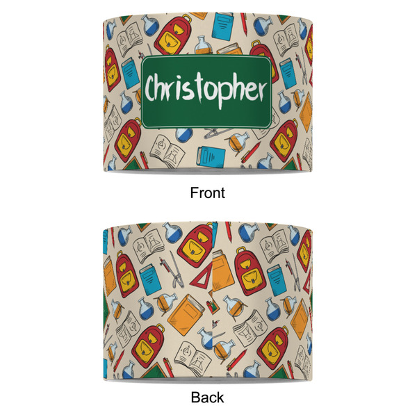 Math Lesson 8" Drum Lampshade - APPROVAL (Fabric)