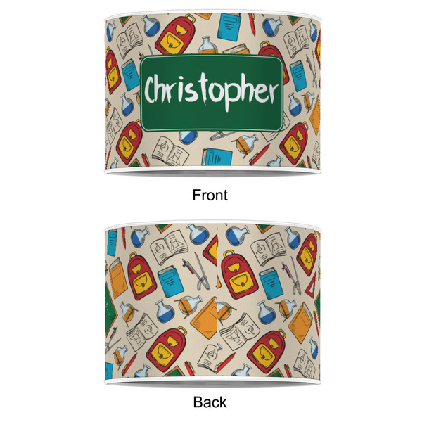 Math Lesson 8" Drum Lampshade - APPROVAL (Poly Film)