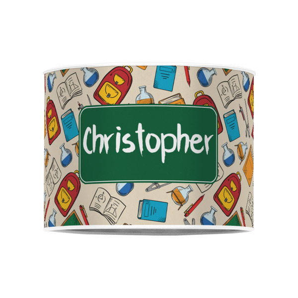 Math Lesson 8" Drum Lampshade - FRONT (Poly Film)