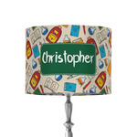 Math Lesson 8" Drum Lamp Shade - Fabric (Personalized)