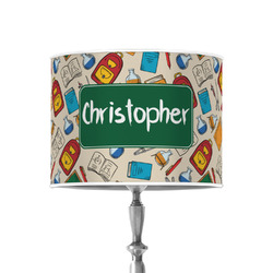 Math Lesson 8" Drum Lamp Shade - Poly-film (Personalized)