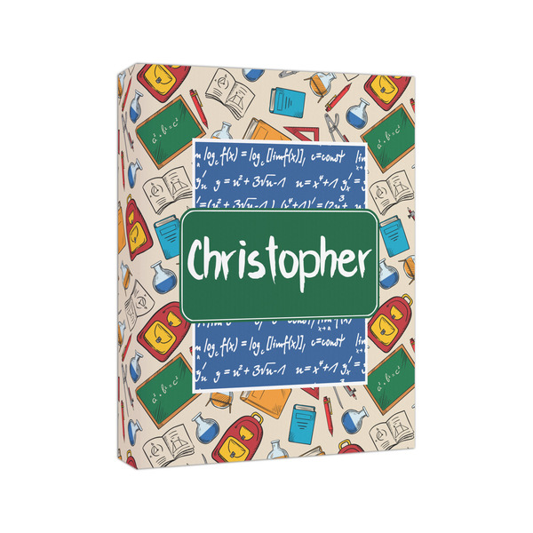 Math Lesson 8x10 - Canvas Print - Angled View