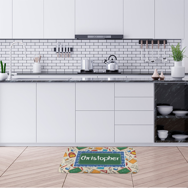 Math Lesson Anti-Fatigue Kitchen Mats - LIFESTYLE