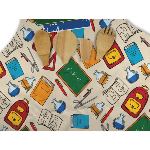 Math Lesson Apron - Pocket Detail with Props