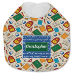 Math Lesson Jersey Knit Baby Bib w/ Name or Text