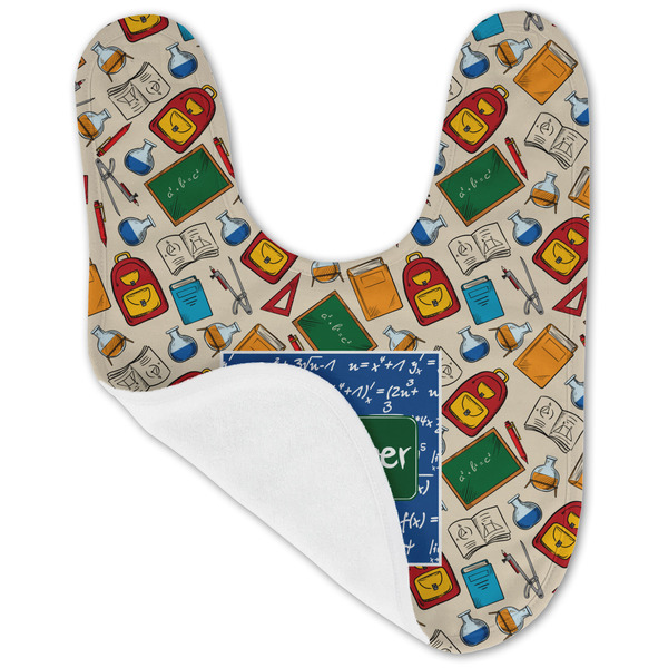 Math Lesson Baby Bib - AFT folded