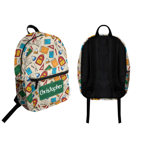 Math Lesson Backpack front and back - Apvl