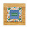 Math Lesson Bamboo Trivet with 6" Tile - FRONT