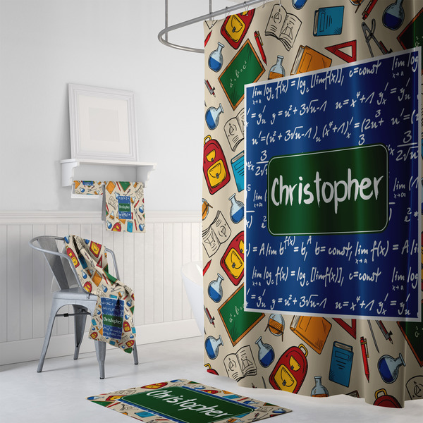 Math Lesson Bath Towel Sets - 3-piece - In Context