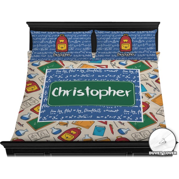 Math Lesson Bedding Set (King) - Duvet