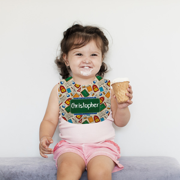 Math Lesson Bib Lifestyle Girl