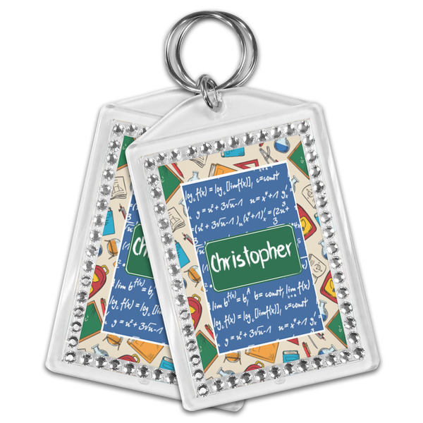 Math Lesson Bling Keychain - MAIN