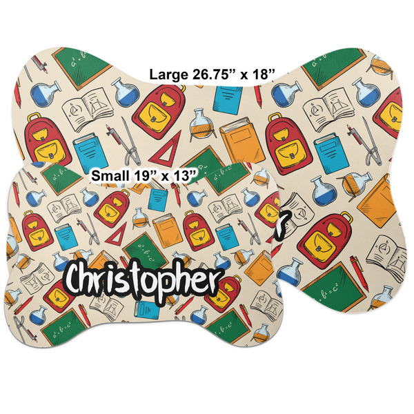 Math Lesson Bone Shaped Mat Comparison