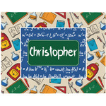 Math Lesson Woven Fabric Placemat - Twill w/ Name or Text
