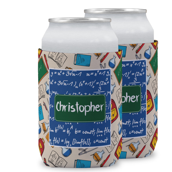 Custom Math Lesson Can Cooler (12 oz) w/ Name or Text