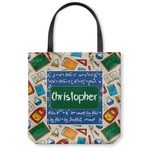 Math Lesson Canvas Tote Bag - Large - 18"x18" (Personalized)