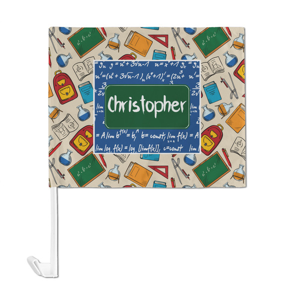 Math Lesson Car Flag - Large - FRONT