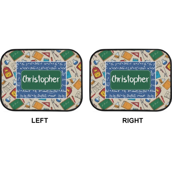 Math Lesson Car Floor Mats (Back Seat) (Approval)