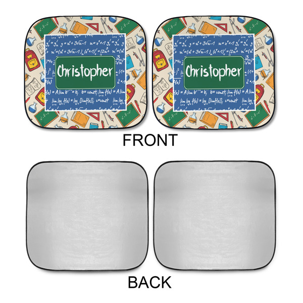 Math Lesson Car Sun Shades - APPROVAL