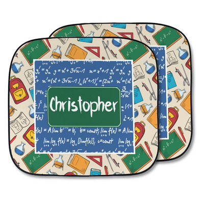 Math Lesson Car Sun Shade - Two Piece (Personalized)