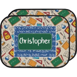 Math Lesson Car Floor Mats (Back Seat) (Personalized)