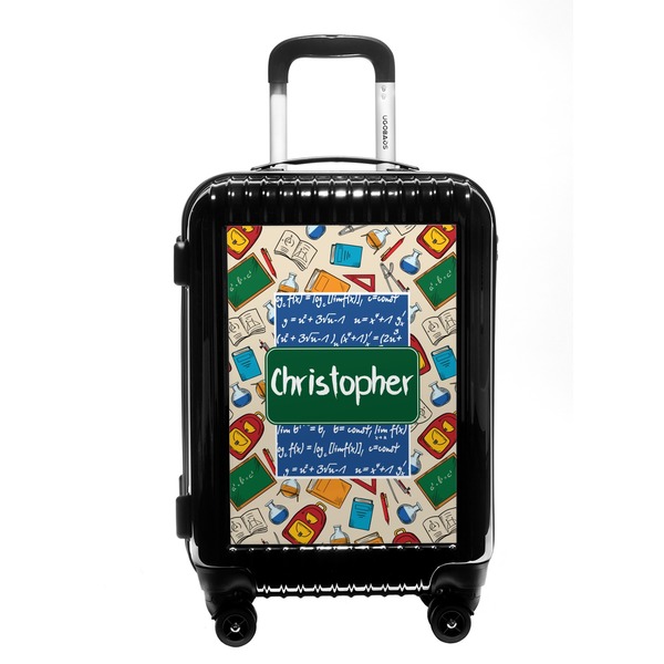 Custom Math Lesson Carry On Hard Shell Suitcase (Personalized)