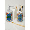 Math Lesson Ceramic Bathroom Accessories - LIFESTYLE (toothbrush holder & soap dispenser)
