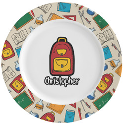 Math Lesson Ceramic Dinner Plates (Set of 4) (Personalized)