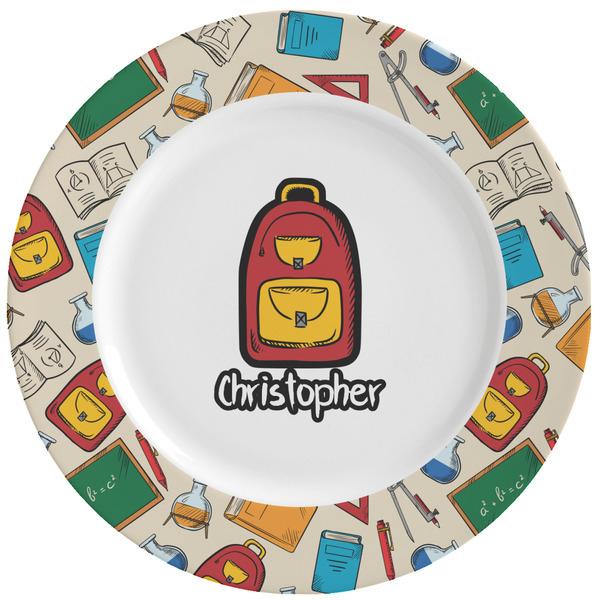 Custom Math Lesson Ceramic Dinner Plates (Set of 4) (Personalized)