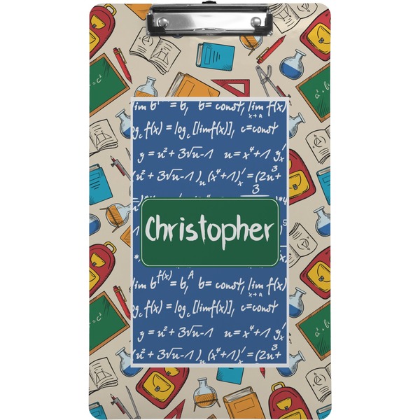 Custom Math Lesson Clipboard (Legal Size) (Personalized)