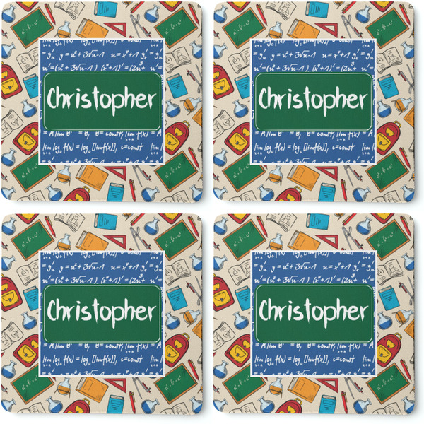 Math Lesson Coaster Rubber Back - Apvl
