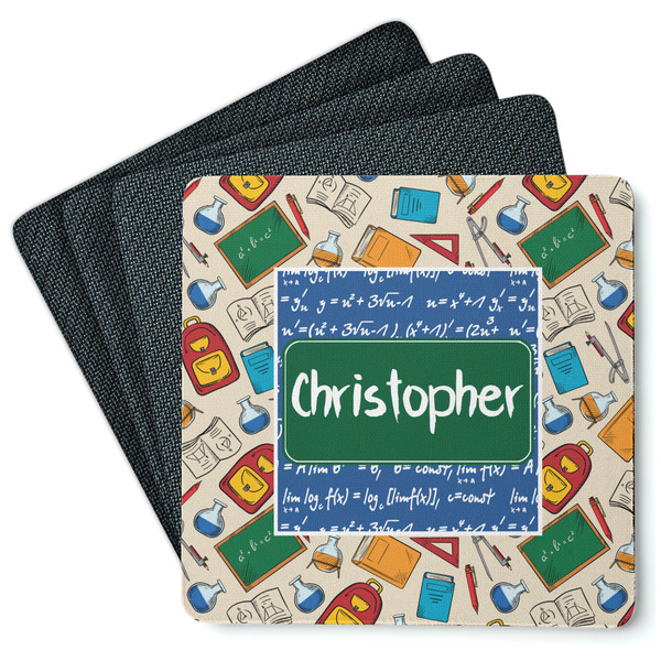 Math Lesson Coaster Rubber Back - Main