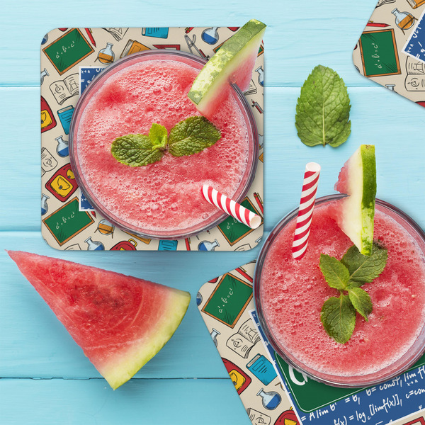 Math Lesson Coaster Set - LIFESTYLE