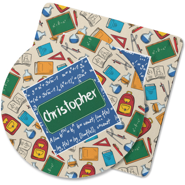 Custom Math Lesson Rubber Backed Coaster (Personalized)