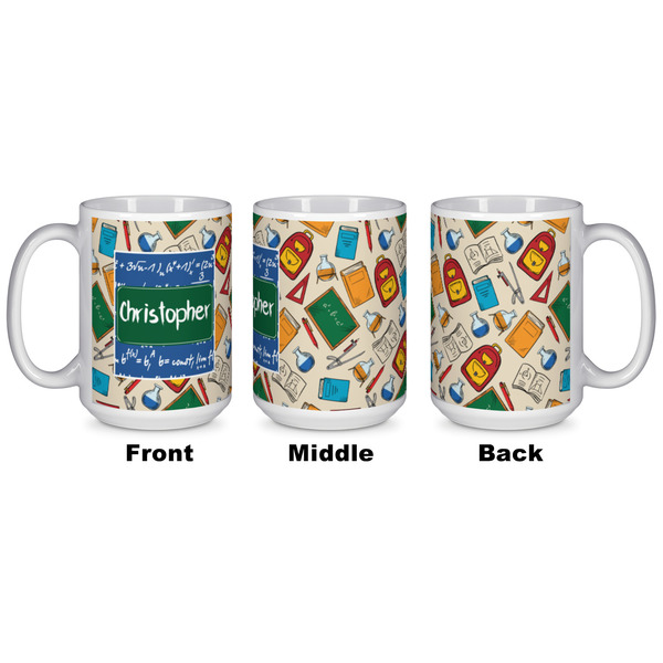 Math Lesson Coffee Mug - 15 oz - White APPROVAL