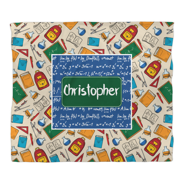 Math Lesson Comforter - King - Front