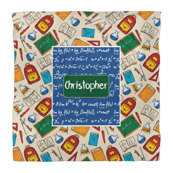 Math Lesson Comforter - Queen - Front
