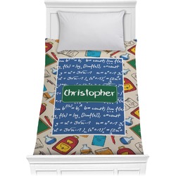 Math Lesson Comforter - Twin (Personalized)