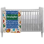Math Lesson Crib Comforter / Quilt (Personalized)