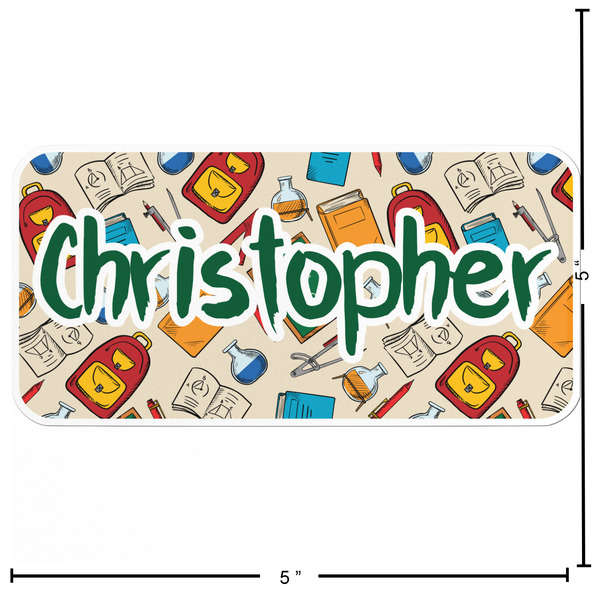 Math Lesson Custom Shape Iron On Patches - L - APPROVAL